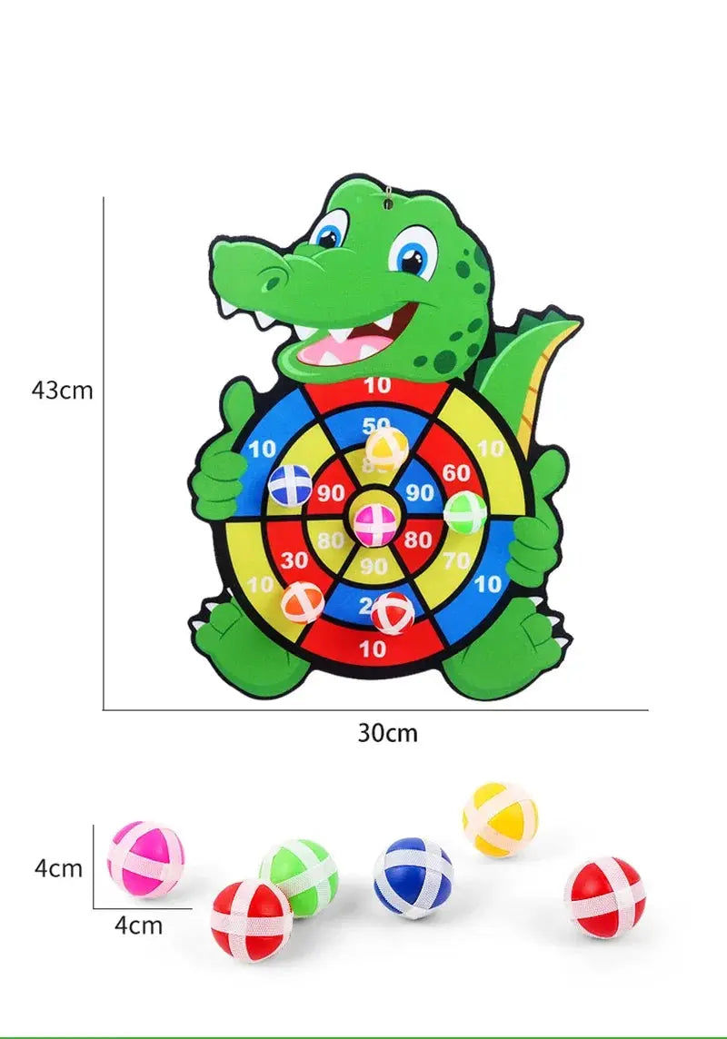 Educational Sticky Dart Board For Kids Indoor Play Montessori Toy For Children Aged 3 To 7 Years