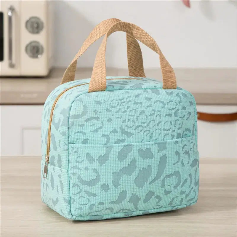 Ink Pattern Insulation Bag For Lunch And Bento Boxes Portable Lunch Box Bag For Outdoor Travel And Picnics