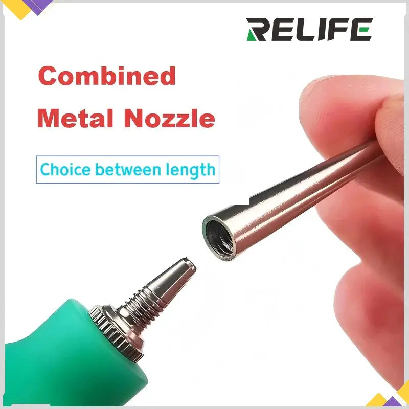 RL043A Long And Short Spray Nozzle Dust Air Blower Cleaner For Phone PCB Keyboard Camera Lens Two Color