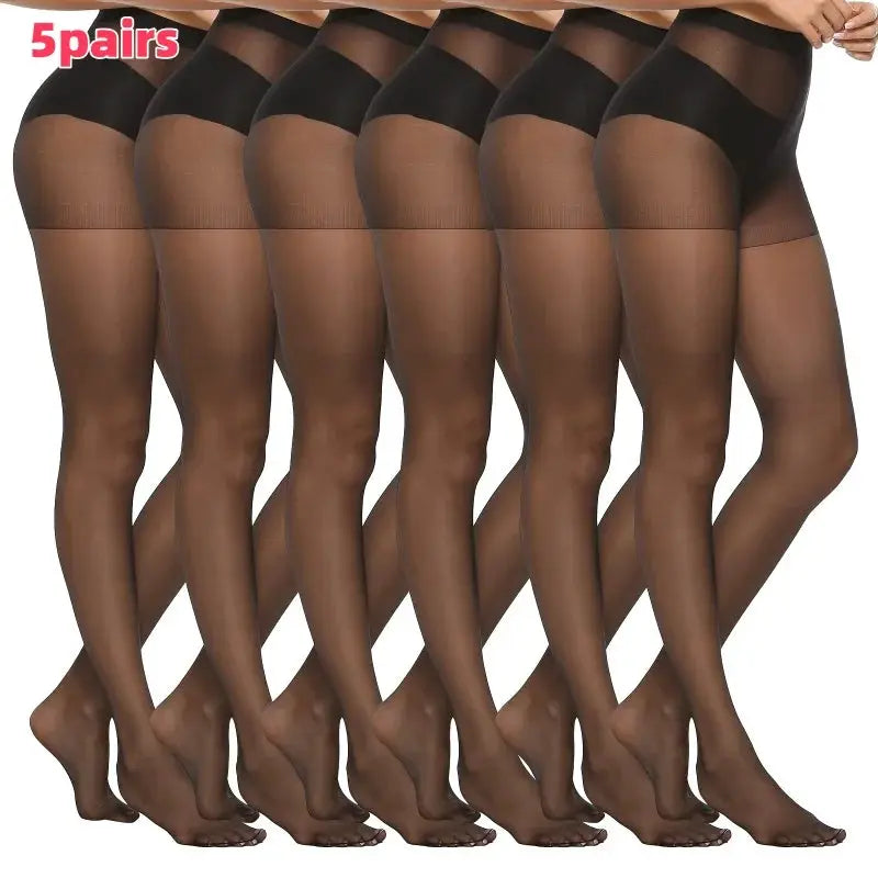 SilkWeave Womens Slim Fit Silk Pantyhose Ultra Thin Breathable High Elasticity Anti Hook