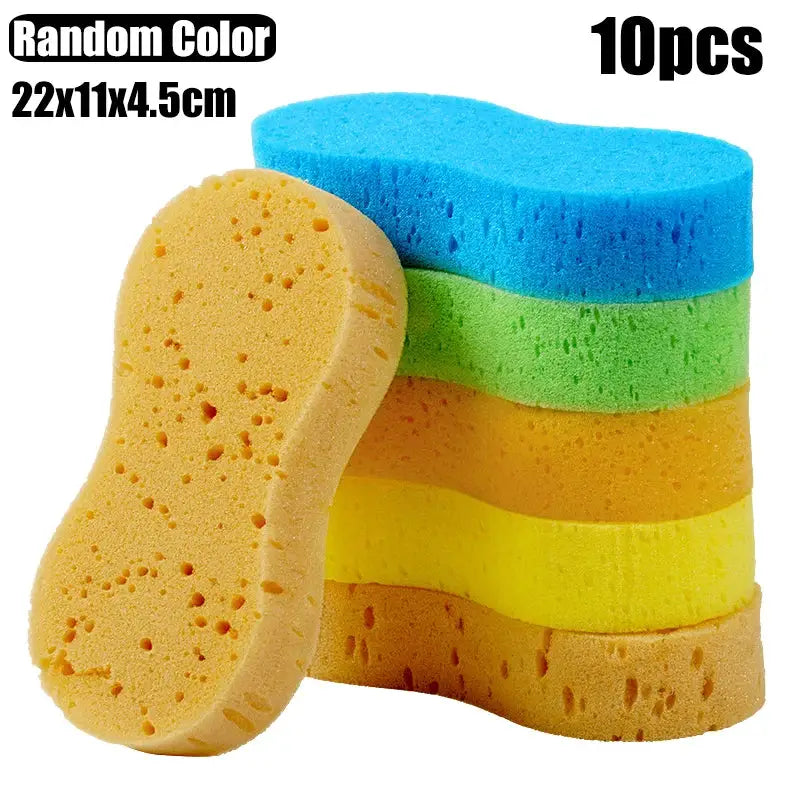 AutoCare Car Wash Sponge Honeycomb Large High Density Foam For Rich Foam And Gentle Scratch Free Detailing