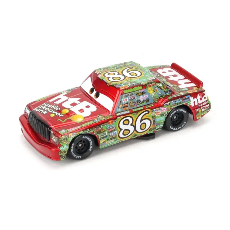 Disney Pixar Cars One Fifty Five Scale Diecast Lightning McQueen And Mater Metal Car Model Collectible Toy