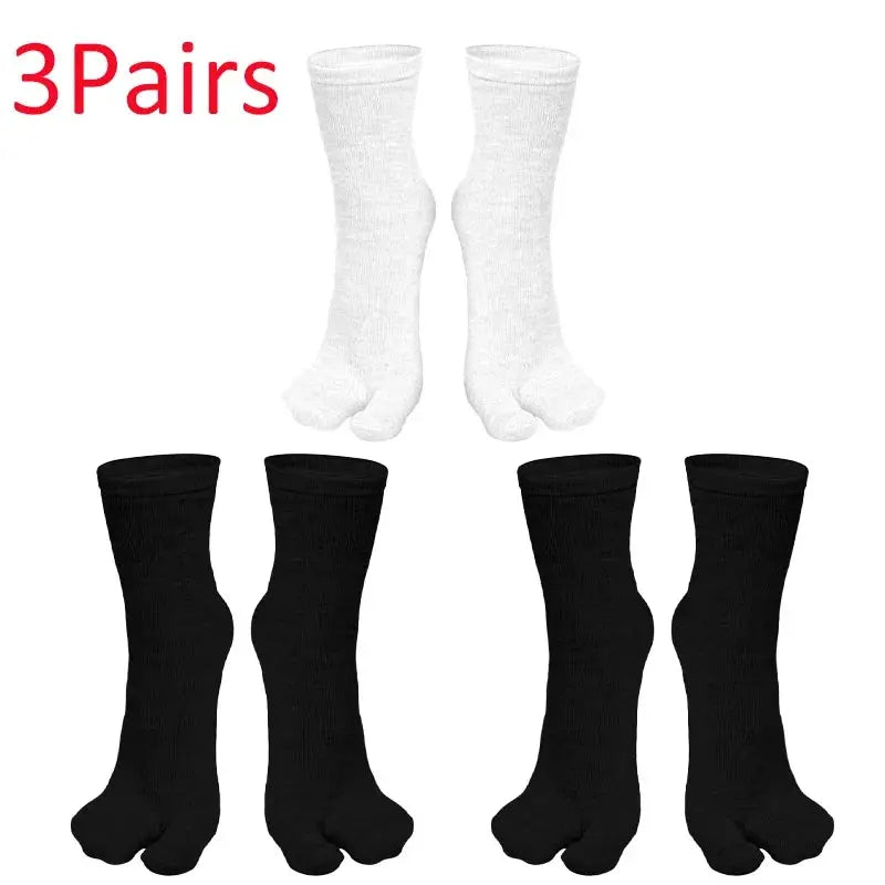 Fashion Japanese Style Tabi Toe Socks For Men Women Split Toe Socks For Geta Zori Flip Flops And Sandals Fiber