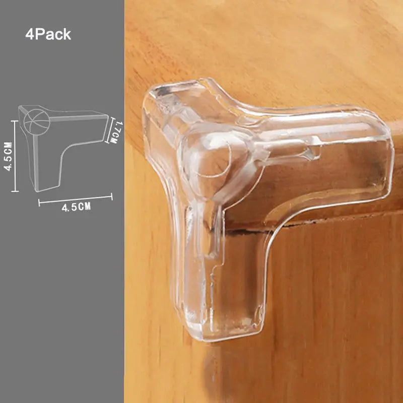 4 Pieces And 10 Pieces Children Baby Safety Silicone Corner Edge Protectors Anticollision Table Guards