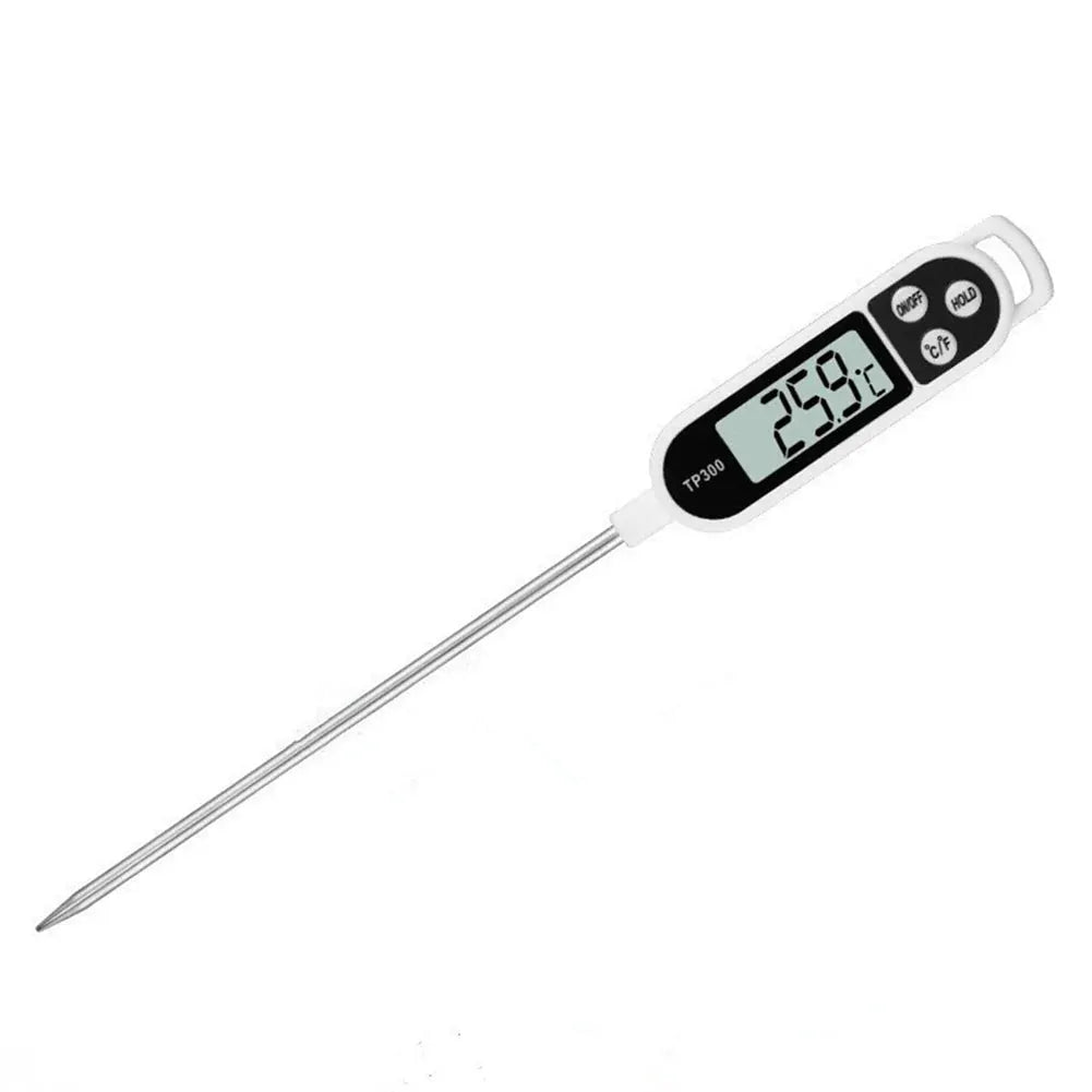 TP300 Electronic Food Thermometer Instant Read Digital Meat Thermometer LCD Display for Meat Cooking BBQ Milk