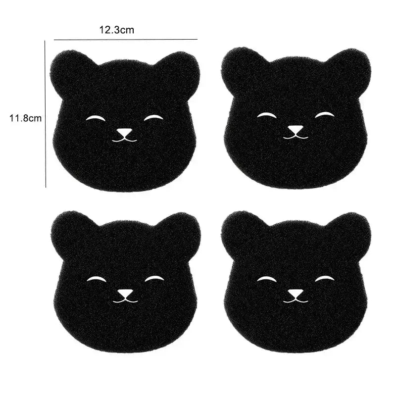 Bear Shape Pet Hair Remover Laundry Ball 9 Pack Reusable Lint Catcher For Washing Machine Clothes Sofa Cat Dog Hair