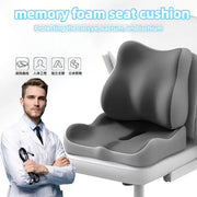 Memory Foam Seat Cushion for Tailbone Pain Relief Sciatica Back Pain Orthopedic Non Slip Office Chair Car Seat