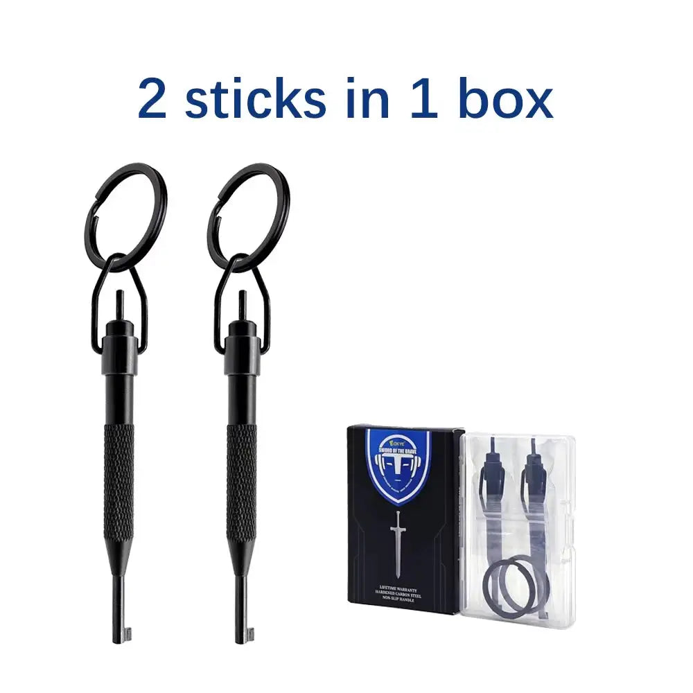 AK 01B Rotating Handcuff Key Stainless Steel And Aluminum Alloy With Key Ring Fits All Standard Series Police Handcuffs