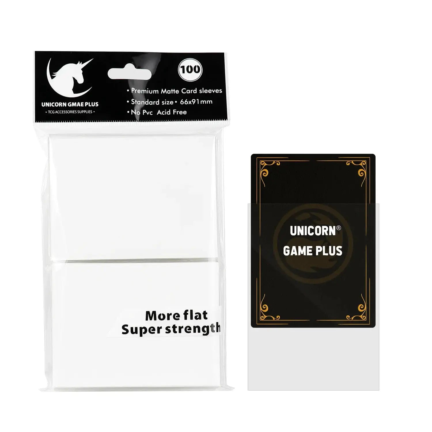100 Pcs Matte 66x91mm Standard Size Card Sleeves For TCG Trading Cards Board Games Tarot Shield