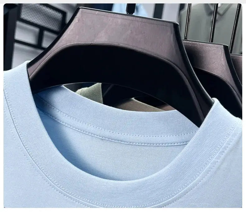 100% cotton men's short sleeve T-shirt fashion brand Paul Pony embroidery summer new high-end comfortable casual round neck top