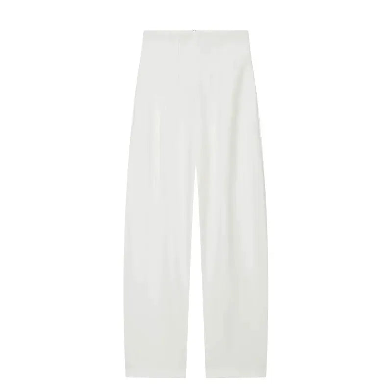 Women's white casual trousers from Simples Market ETJ 2025 collection