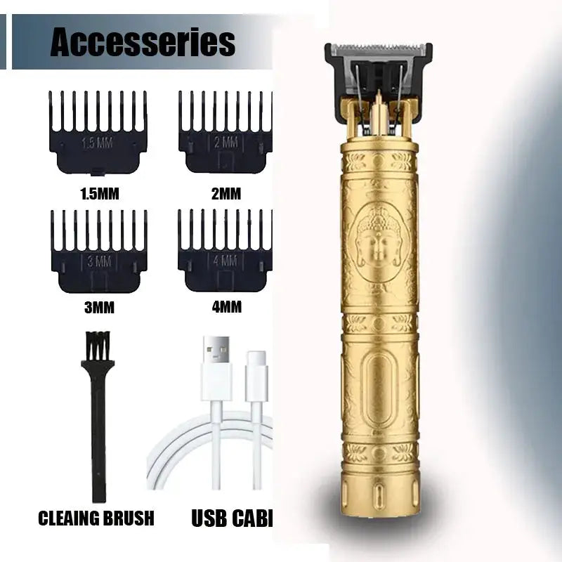 T9 Professional Hair Clipper For Men USB C Fast Charging Beard Body Hair Trimmer And Precision Electric Shaver
