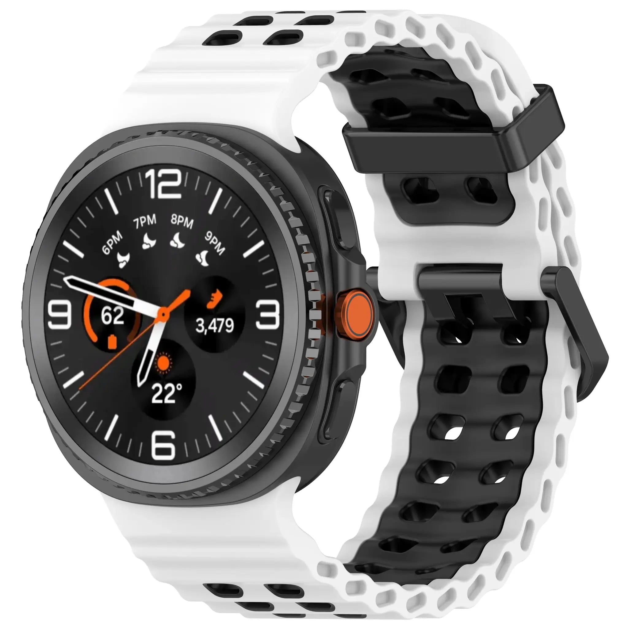 Silicone strap for Samsung Galaxy Watch 8/8 Classic Sport breathable wristband For Galaxy Watch 8 40/44mm Two-Tone silicone band