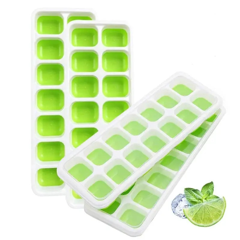 14 Grid Silicone Ice Cube Tray Square Mold Non Toxic Durable Ice Block Maker For Bars And Home Kitchen