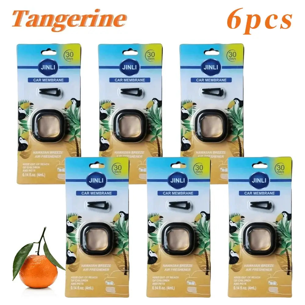 Long-Lasting Car Air Freshener Vent Clip With Essential Oil Scent Odor Eliminator Alcohol-Free 0.14oz