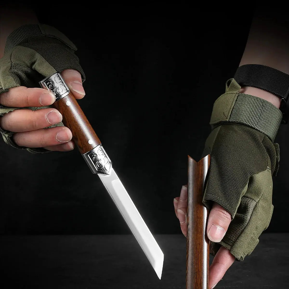 Shenjiu Fruit Knife Fixed Blade Portable Outdoor Small Kitchen Knife High Hardness Stainless Steel Sharp Edge