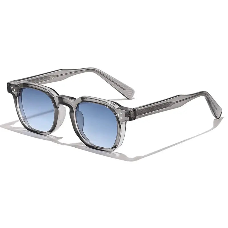 Caterside Fashion Unisex Small Frame Square Sunglasses Personalized Design With UV400 Lenses