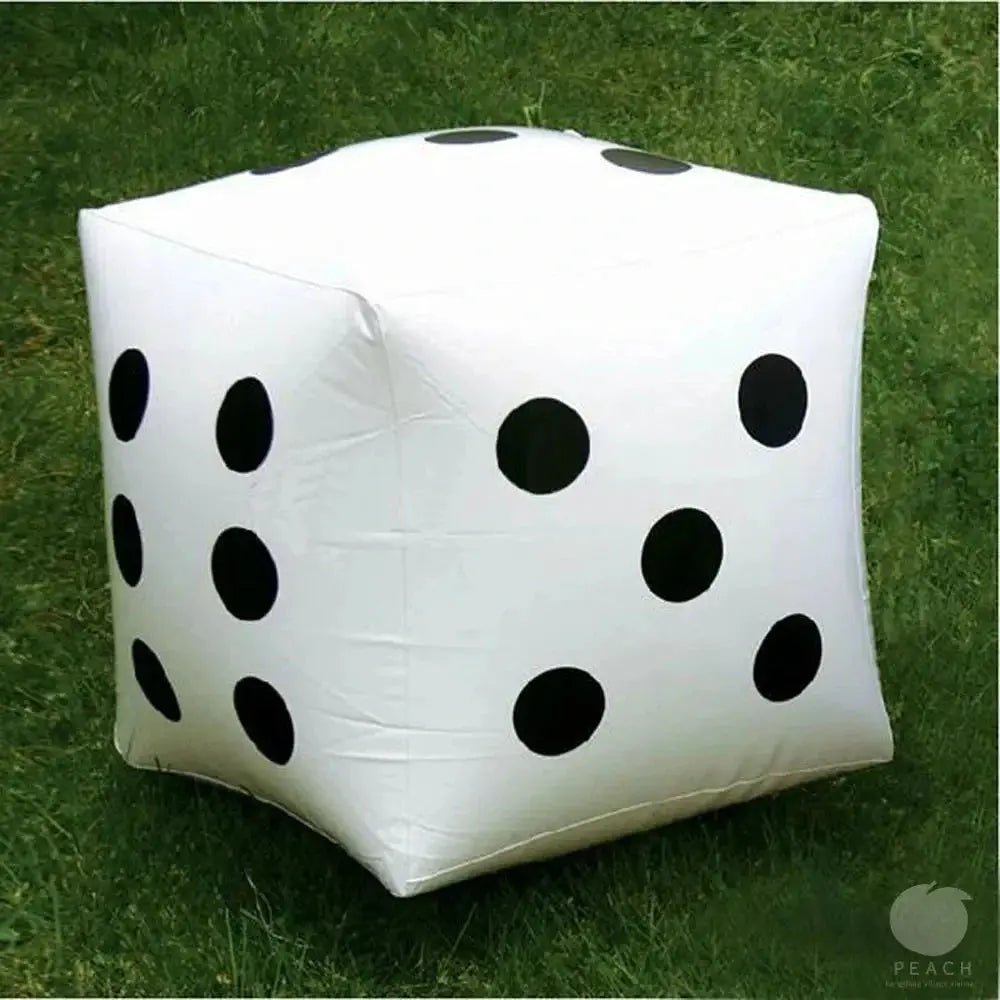 Funny Outdoor Inflatable Dice 28x28cm Giant Pool Party Game Cube for Kids and Adults