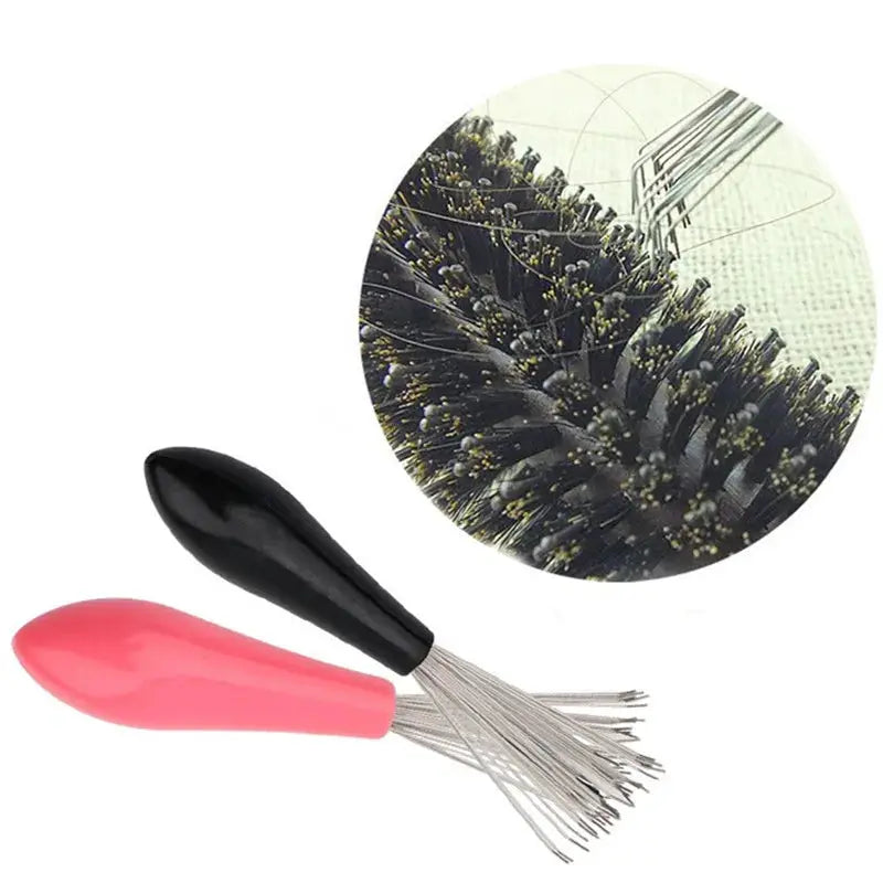 Comb Hair Brush Cleaner With Plastic Handle For Removing Embedded Hair Debris And Hygienic Beauty Tool Cleaning Supplies