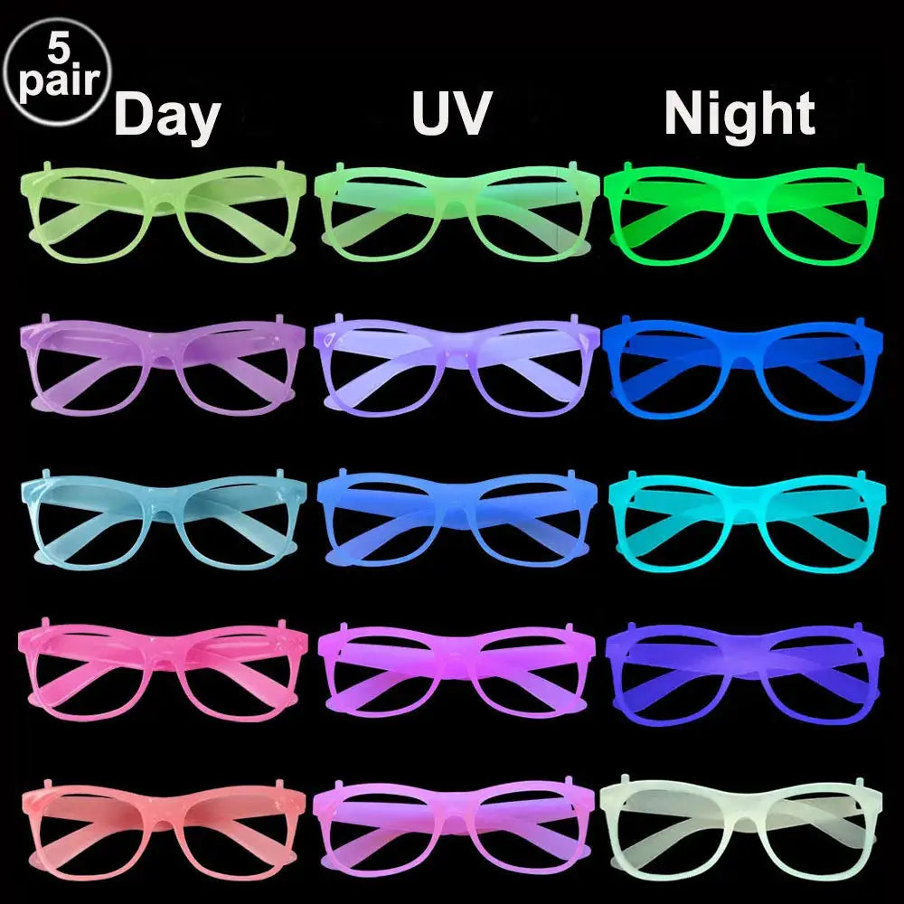 Neon UV Glow Party Hats Blacklight Fluorescent Hats For Adults And Kids Multi Pack 6 12 24 30 Pieces