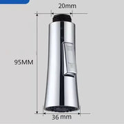 Simples Market chrome kitchen faucet pull-out spray head, water-saving