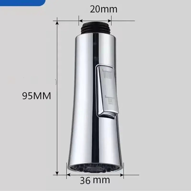 Simples Market chrome kitchen faucet pull-out spray head, water-saving
