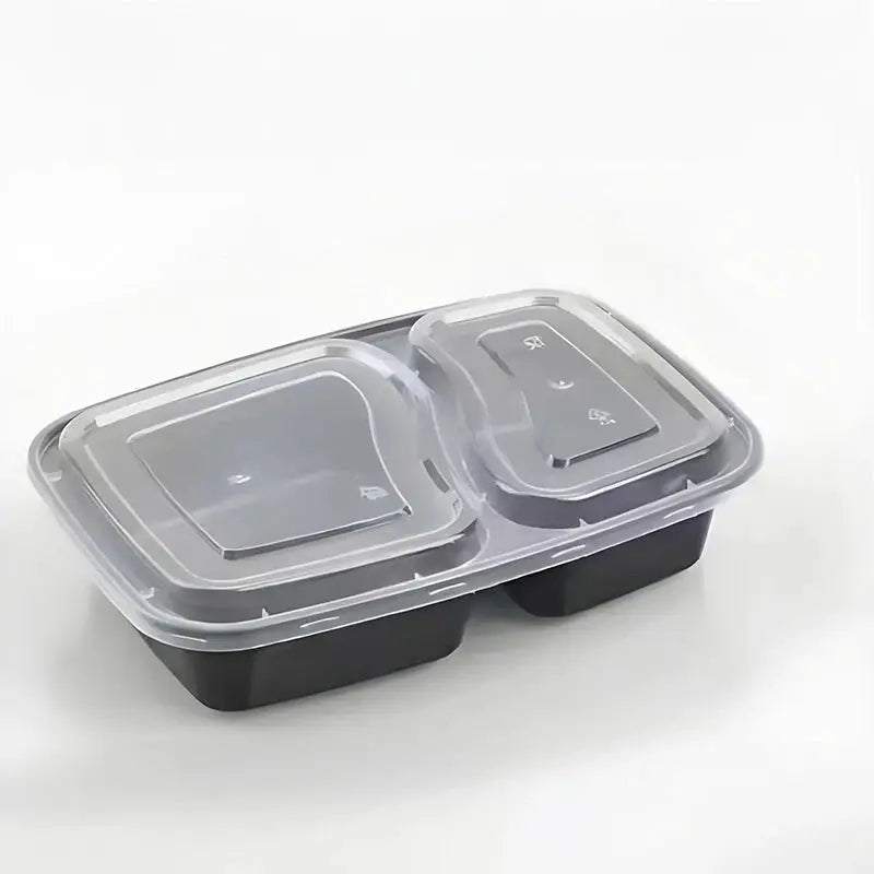 EverFresh Disposable Food Boxes With Lids Microwave Safe Durable Stackable Storage Containers Ten Pack