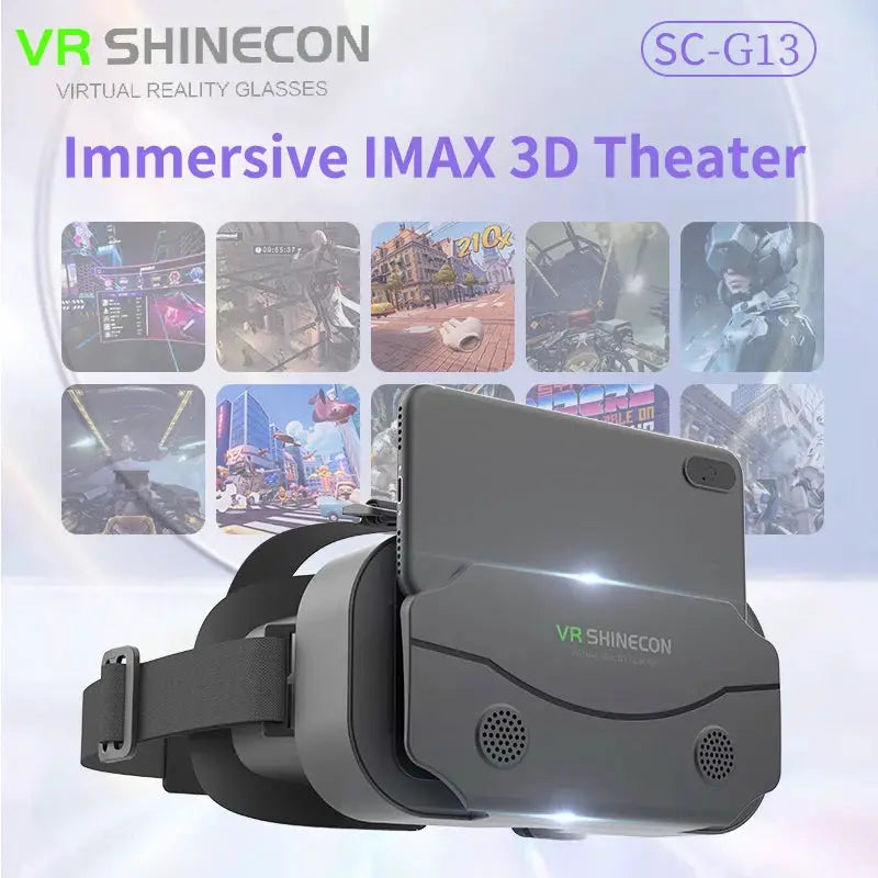 VR Glasses Virtual Reality Headset For Smartphones With 3D Lenses Smart Goggles Game Accessory