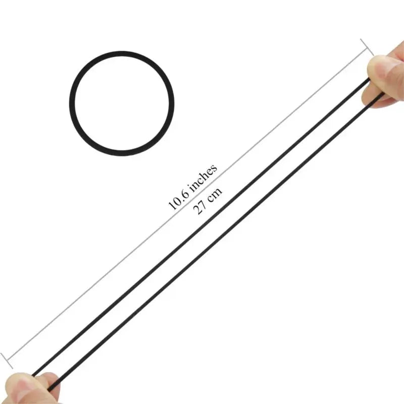 4mm Elastic Hair Ties Bands No Damage Nylon Mix Colors Bulk Pack 10 Or 50 Pcs For Men Women Girls And Boys