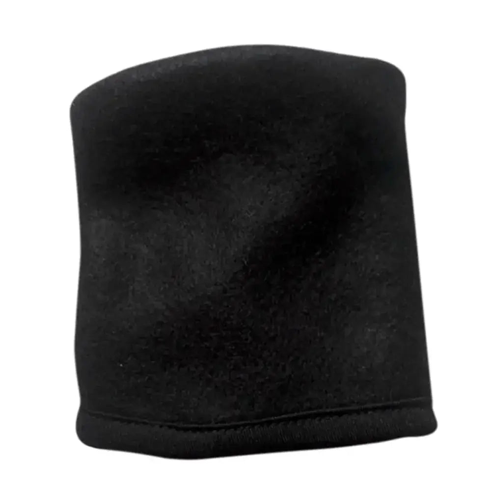 Mini wrist wallet band; black cotton wristband for running and gym use