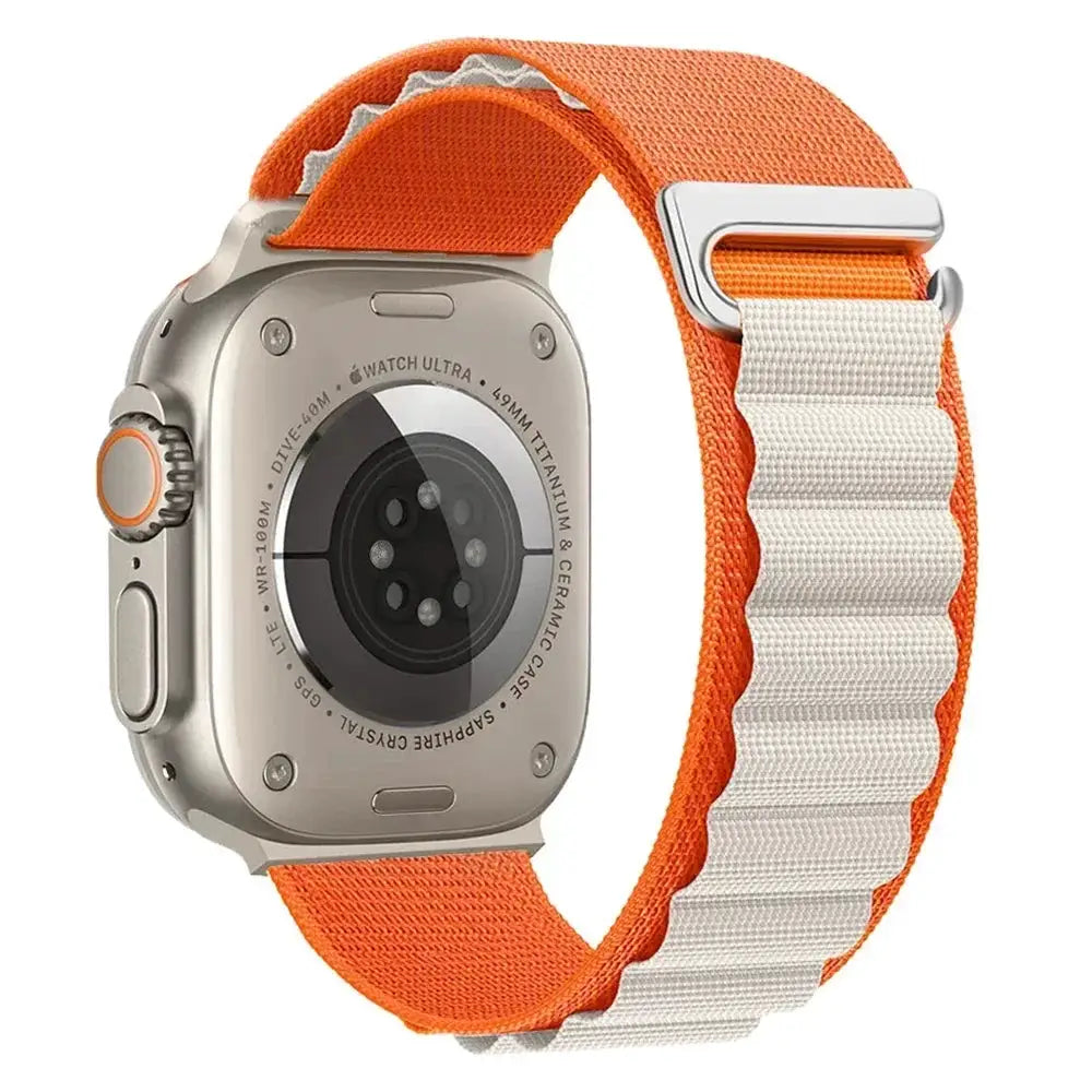 Alpine Loop Band for Apple Watch Ultra 49mm 11 10 9 8 7 46mm 42mm 45mm 41mm Nylon Wristband iWatch Series 6 5 4 SE 44 40mm Strap