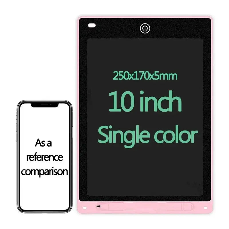 10 And 12 Inch LCD Writing Tablet For Kids Graffiti Sketchpad Handwriting Blackboard Toy Gift