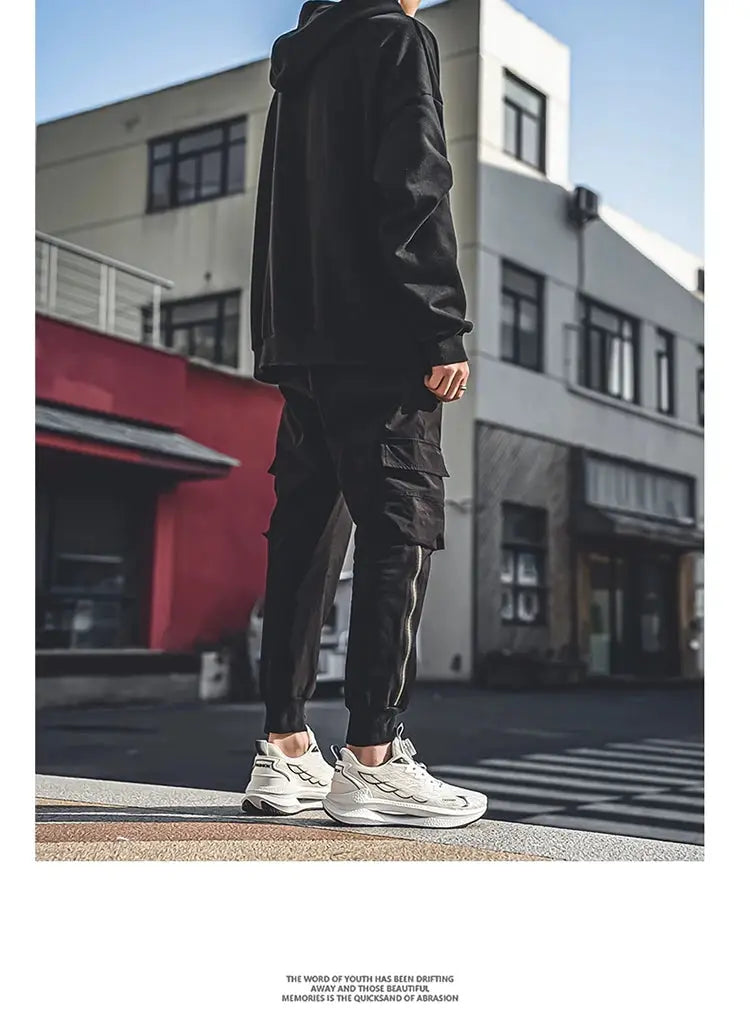 Simples Market men's summer breathable casual sports shoes, white mesh running sneakers with a chunky sole