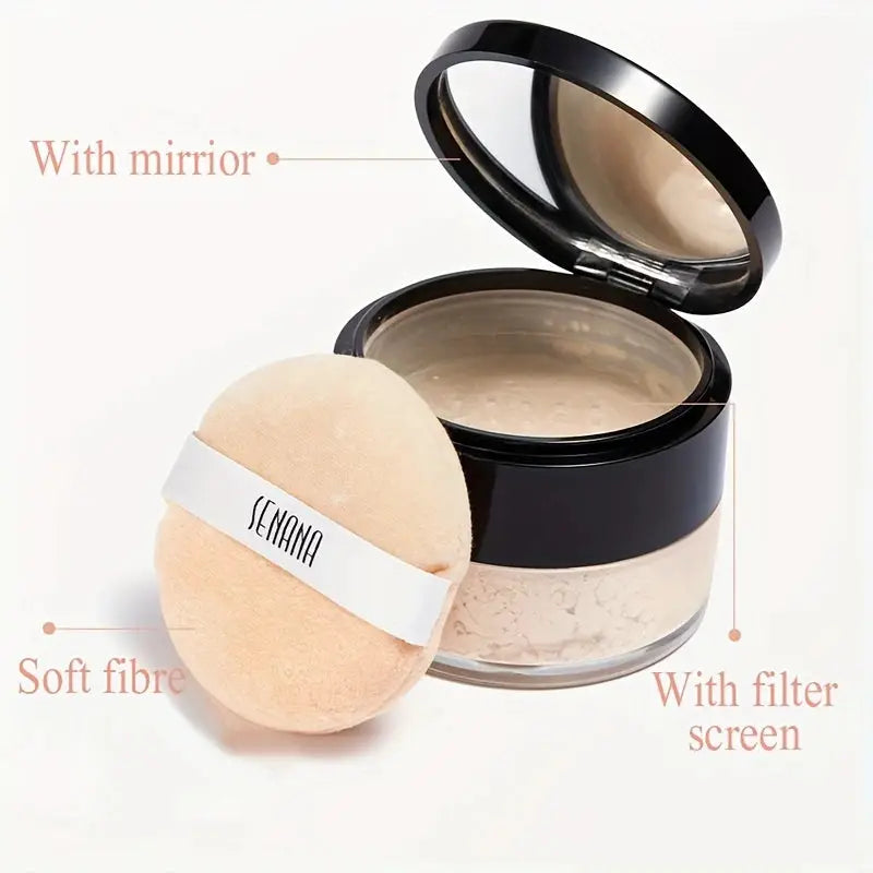 LumiLux Hydrating Flawless Setting Powder Natural Nude Finish With Oil Control For All Skin Types
