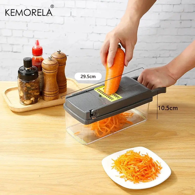 Versatile 14 In 16 In 1 Vegetable Chopper Slicer Grater Dicer Complete Kitchen Tool Set
