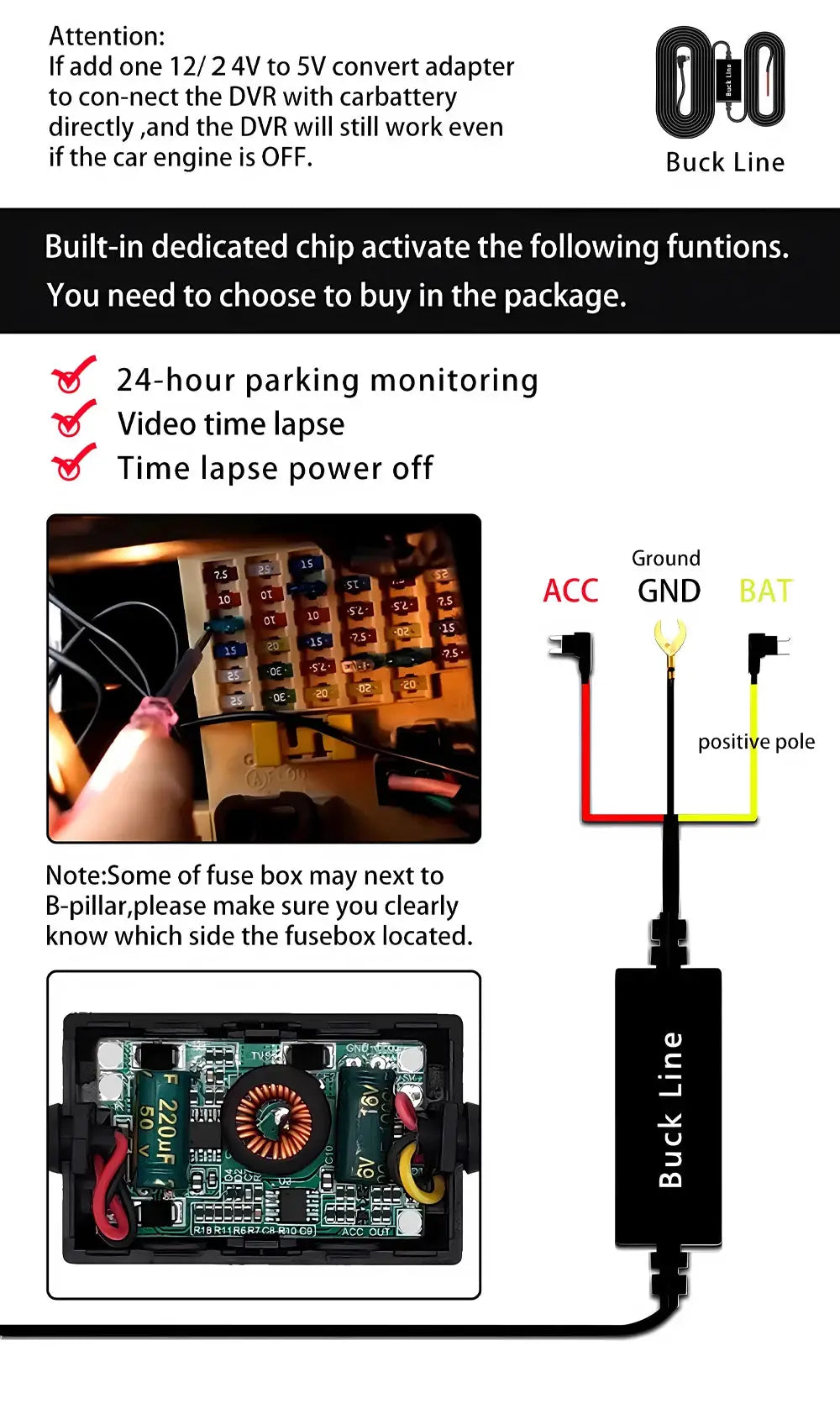 Simples Market 4K Dash Cam with WiFi GPS ADAS; front 4K rear 2.5K, night vision