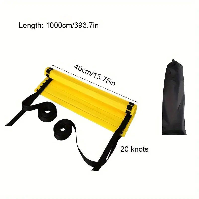 Detachable Speed Agility Training Ladder For Football Portable Sports Equipment To Improve Mobility And Coordination