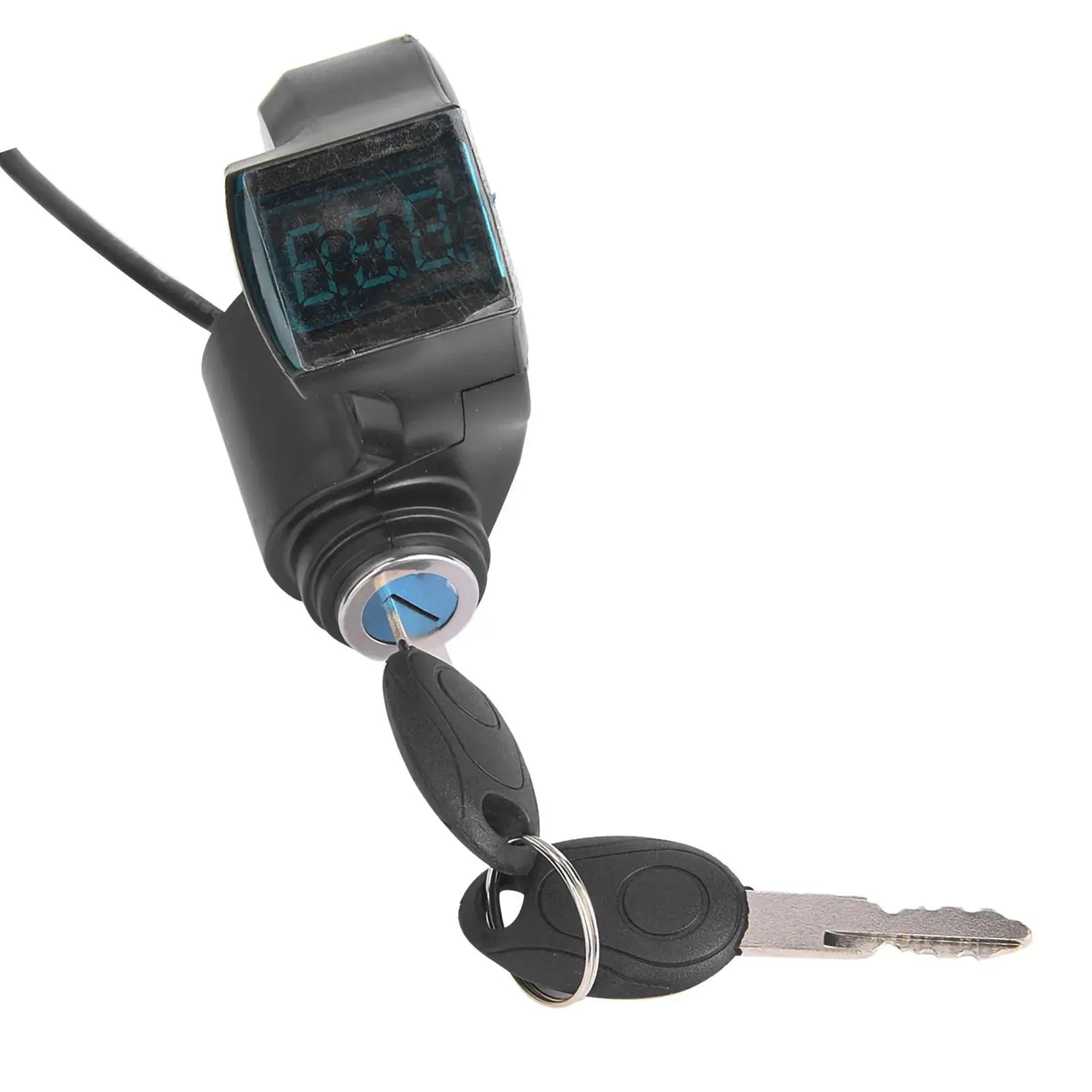 E Bike Thumb Throttle With Digital Battery Voltage Display And Key Lock Switch For E Bike Battery Monitoring