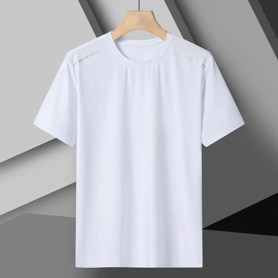 Women Reflective Running Tee High Elastic Breathable Quick Dry Ice Silk Summer Active Top Short Sleeve