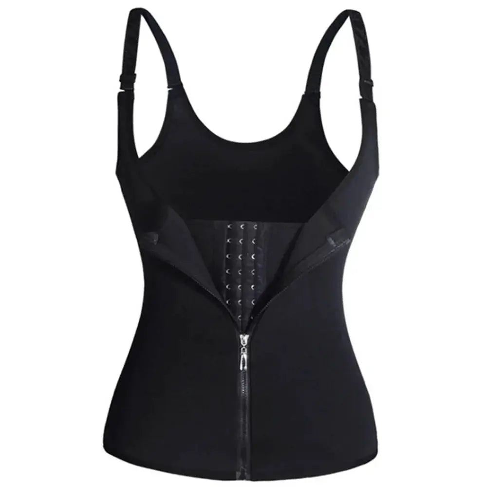 VitaShape Waist Trainer Tank Top For Women Zippered Body Shaper Tummy Control And Active Comfort