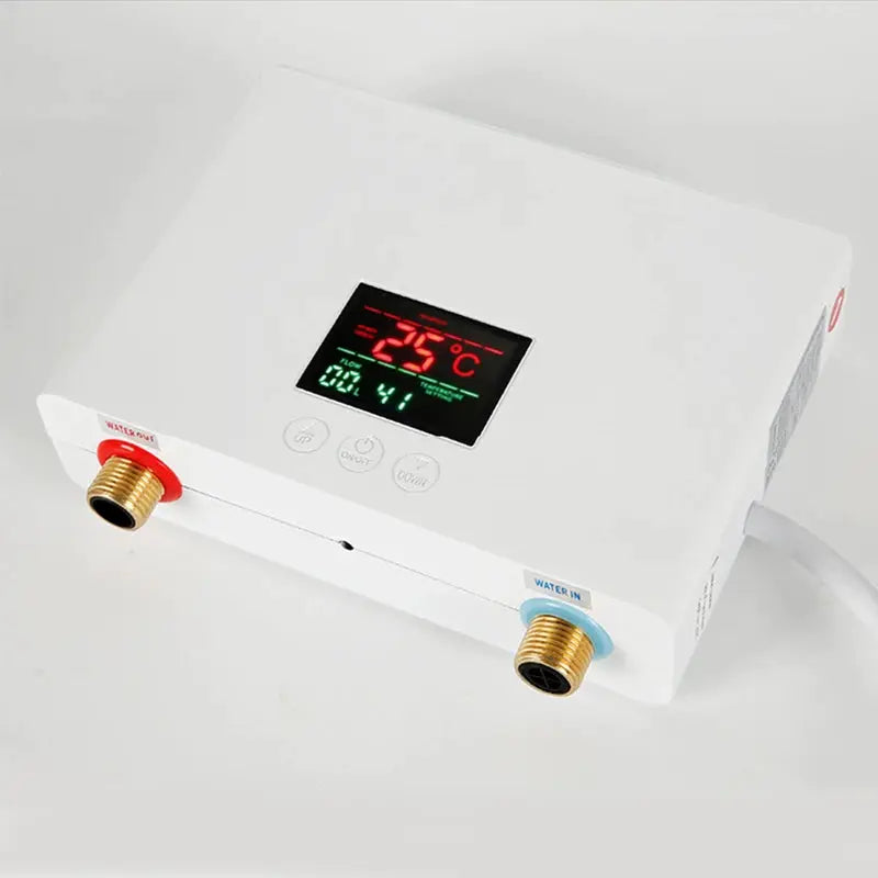 Kbxstart 110V to 220V Instant Wall Mounted Water Heater 3000W and 5500W for Bathroom and Kitchen