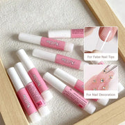 GlamBond Water Based Nail Glue Set For False Nails Press On Acrylic Tips Long Lasting Adhesion