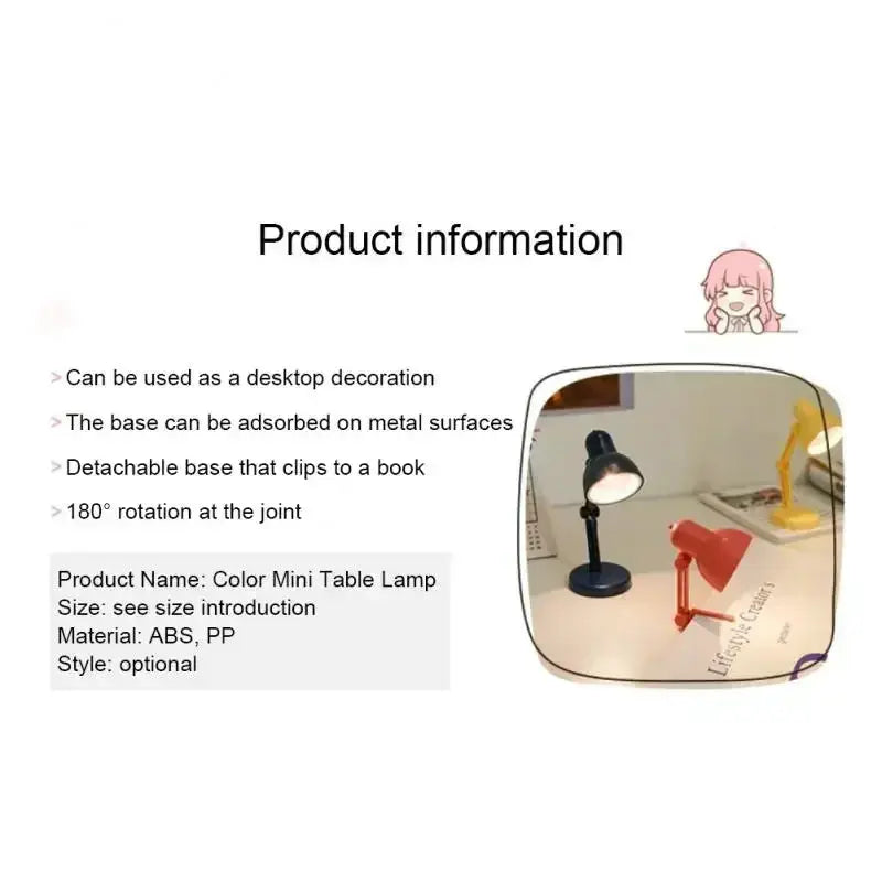 LumaFold Mini Book Light With Clip Portable Foldable LED Reading Lamp Magnetic Base For Travel Night Reading