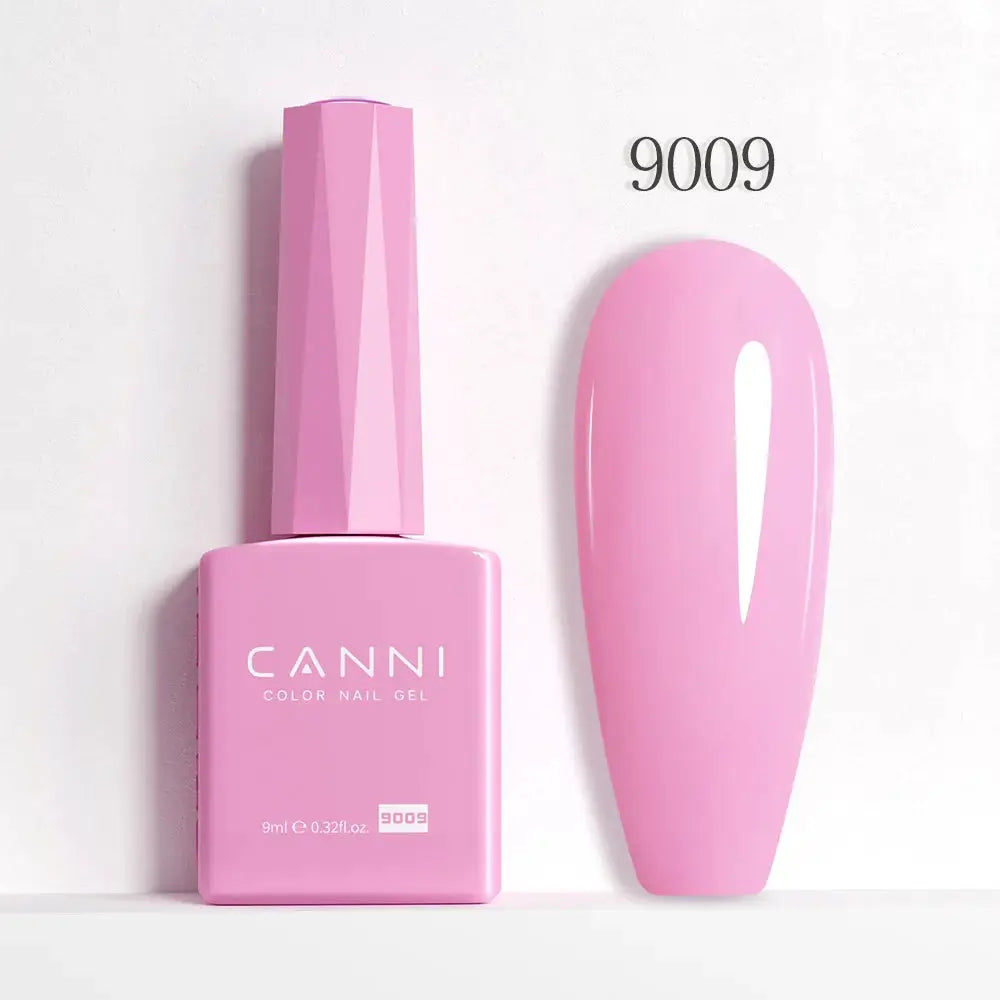 Canni Hema Free Nail Gel Polish Christmas Red Collection Semi Permanent 9ml Long Lasting Shine