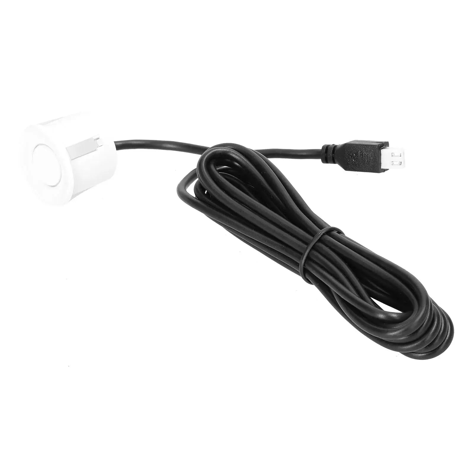 Simples Market car rear parking sensor probe with white circular sensor and long black cable