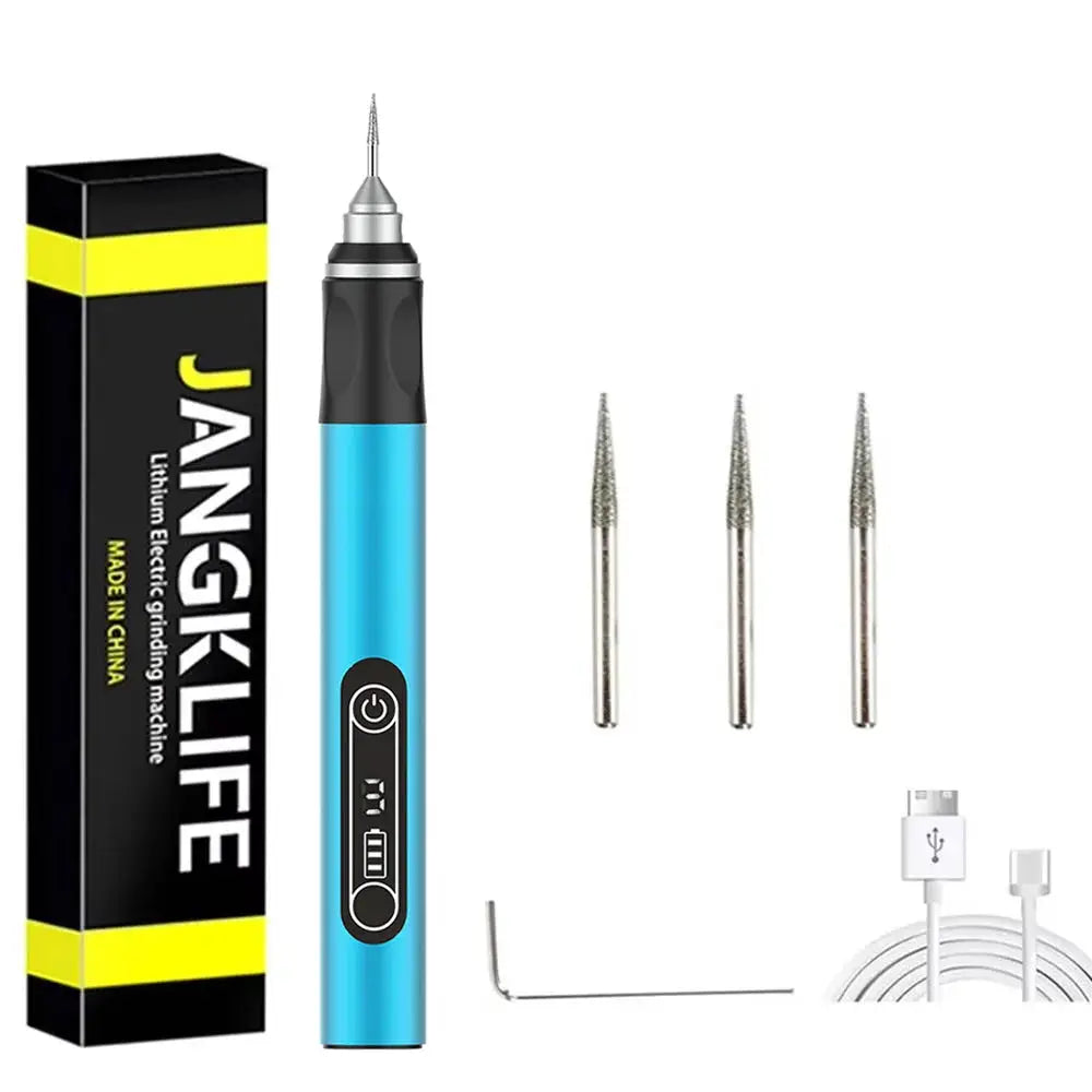 JANGKLIFE Cordless USB Rotary Tool Kit For Woodworking Engraving Jewelry Metal Glass Mini Wireless Drill