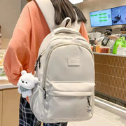 Aophlola Trendy High - Capacity Waterproof College Backpack - Simples Market