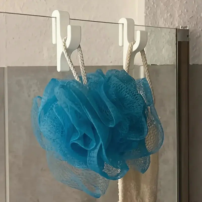 3D Shower Door Towel Hook For 8mm Glass Doors Ideal Bathroom Hanger For Towels Bathrobes Clothes And Laundry