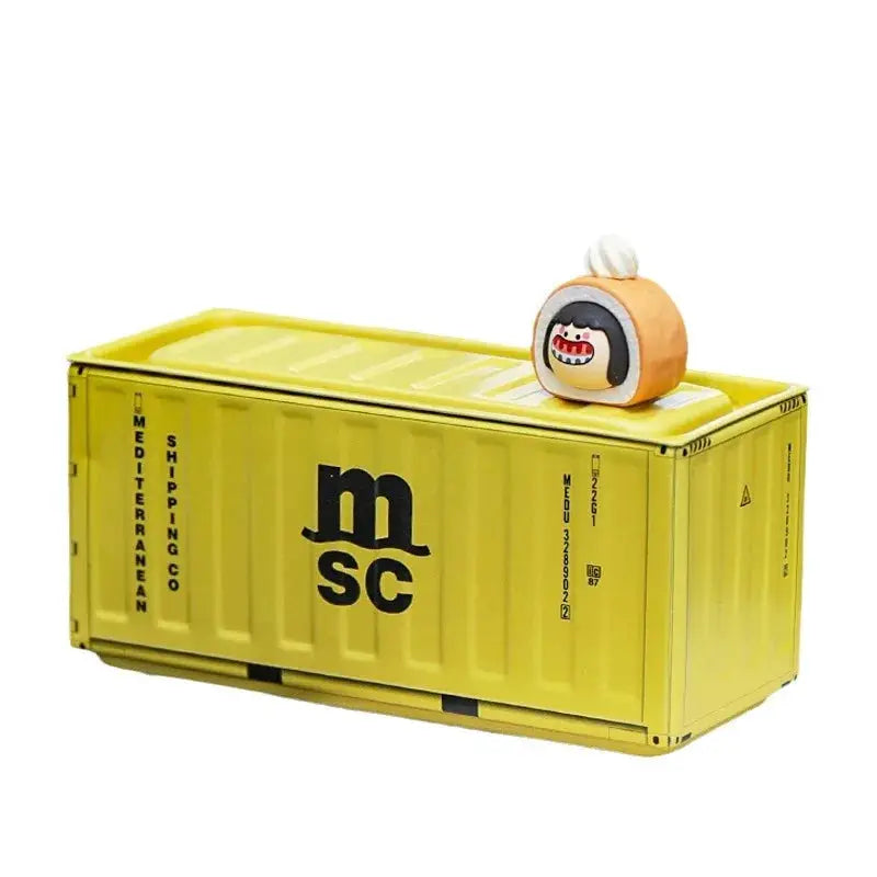 Mini Iron Storage Box Miniature Desktop Organizer Sea Freight Container Design Creative Decoration For Collectors Gift