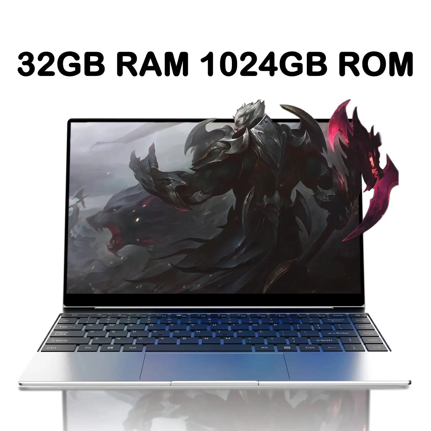 New 14.1 Inch Laptop Intel Core I9-9900 32GB RAM 2TB Storage Windows 11 Pro 1920x1080 HD Ultra Slim Gaming PC
